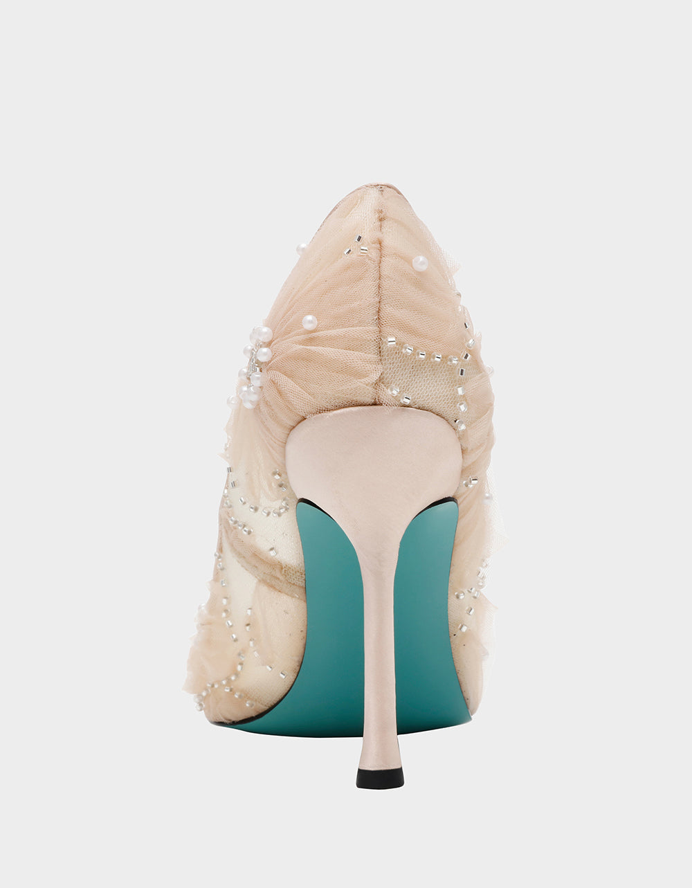 ROXIE Nude Pointed-Toe Mesh Stiletto Pump Women's Heel | Betsey Johnson Popular