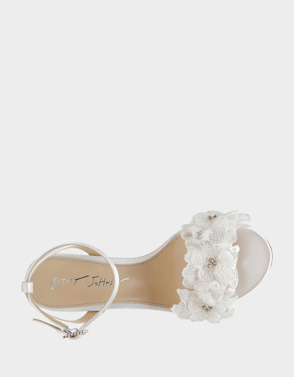 CALI IVORY Strappy Heel | Betsey Johnson Great Value