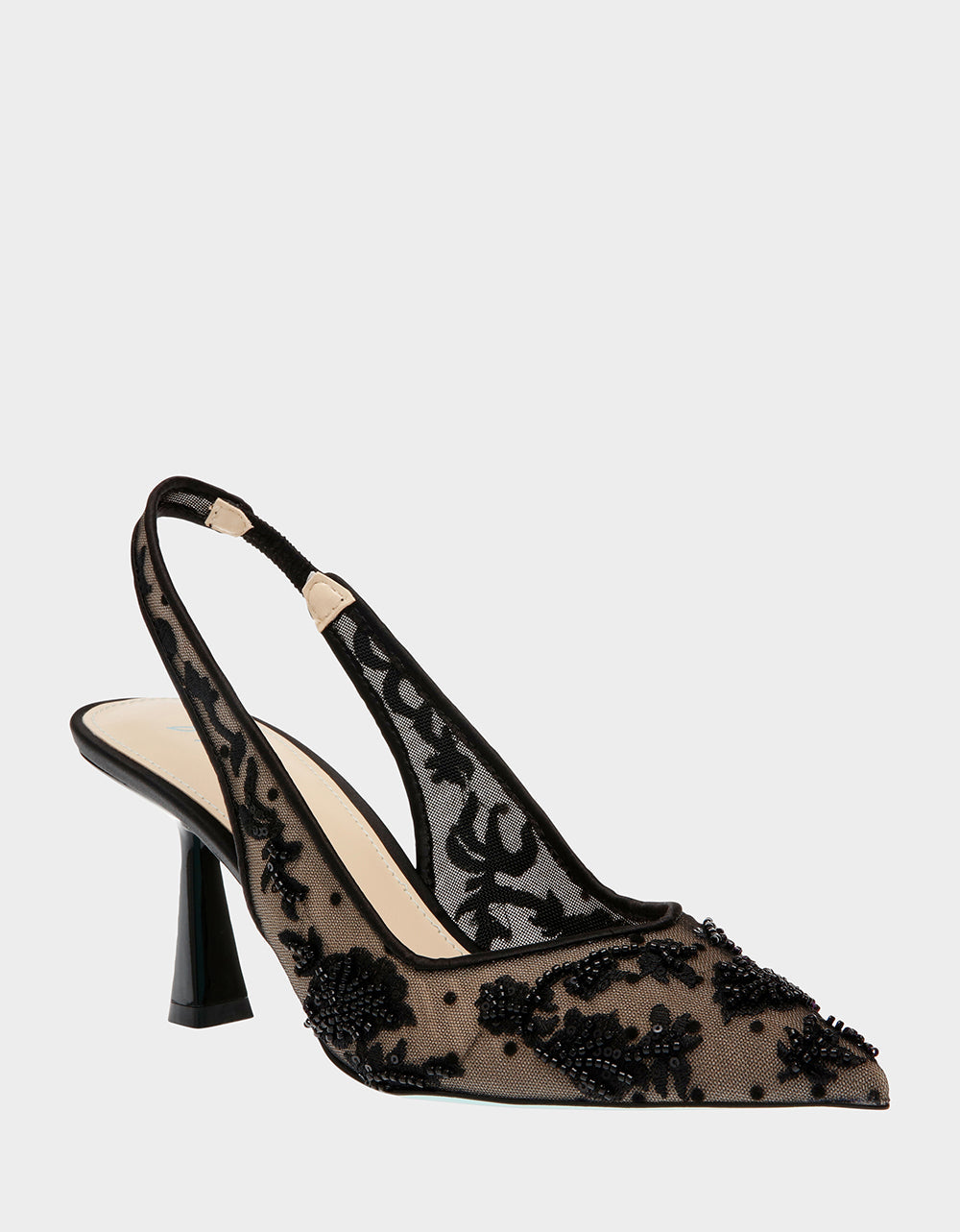 NIKKI BLACK Slingback Heels | Betsey Johnson Top Pick