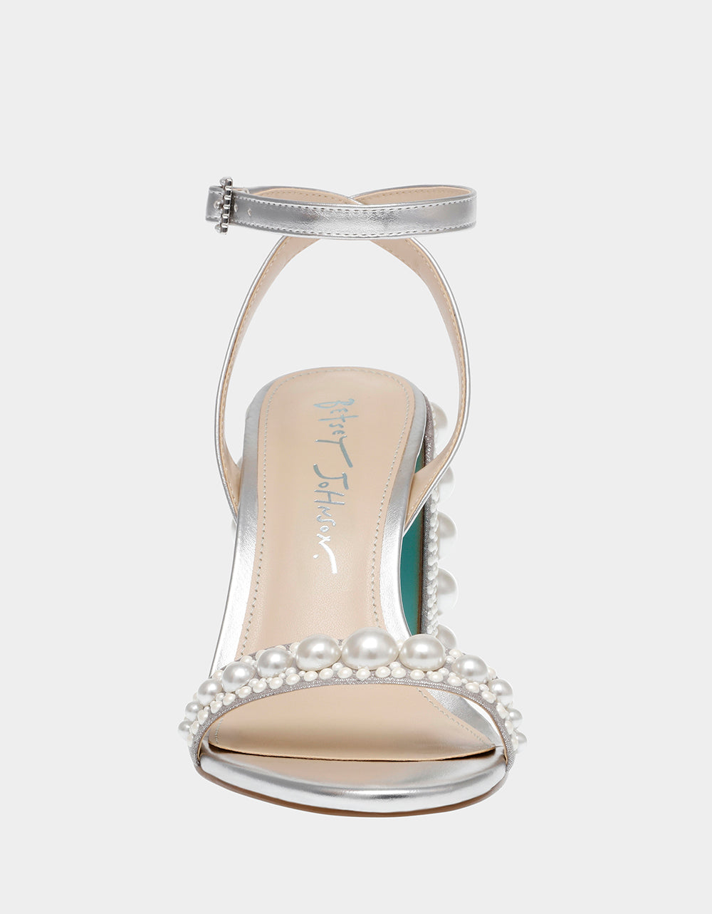 LEXI SILVER PEARL Block Heels | Betsey Johnson Value