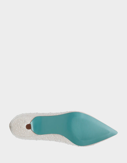 SCOUT PEARL Bridal Kitten Heel | Betsey Johnson Deals