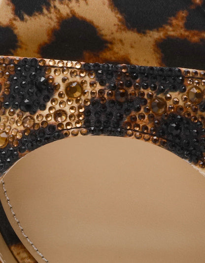 KAMI LEOPARD Block Heel Open Toe Women's Heel | Betsey Johnson Sale