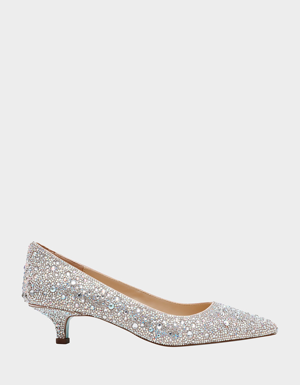 SCOUT RHINESTONE Bridal Kitten Heel | Betsey Johnson Discount