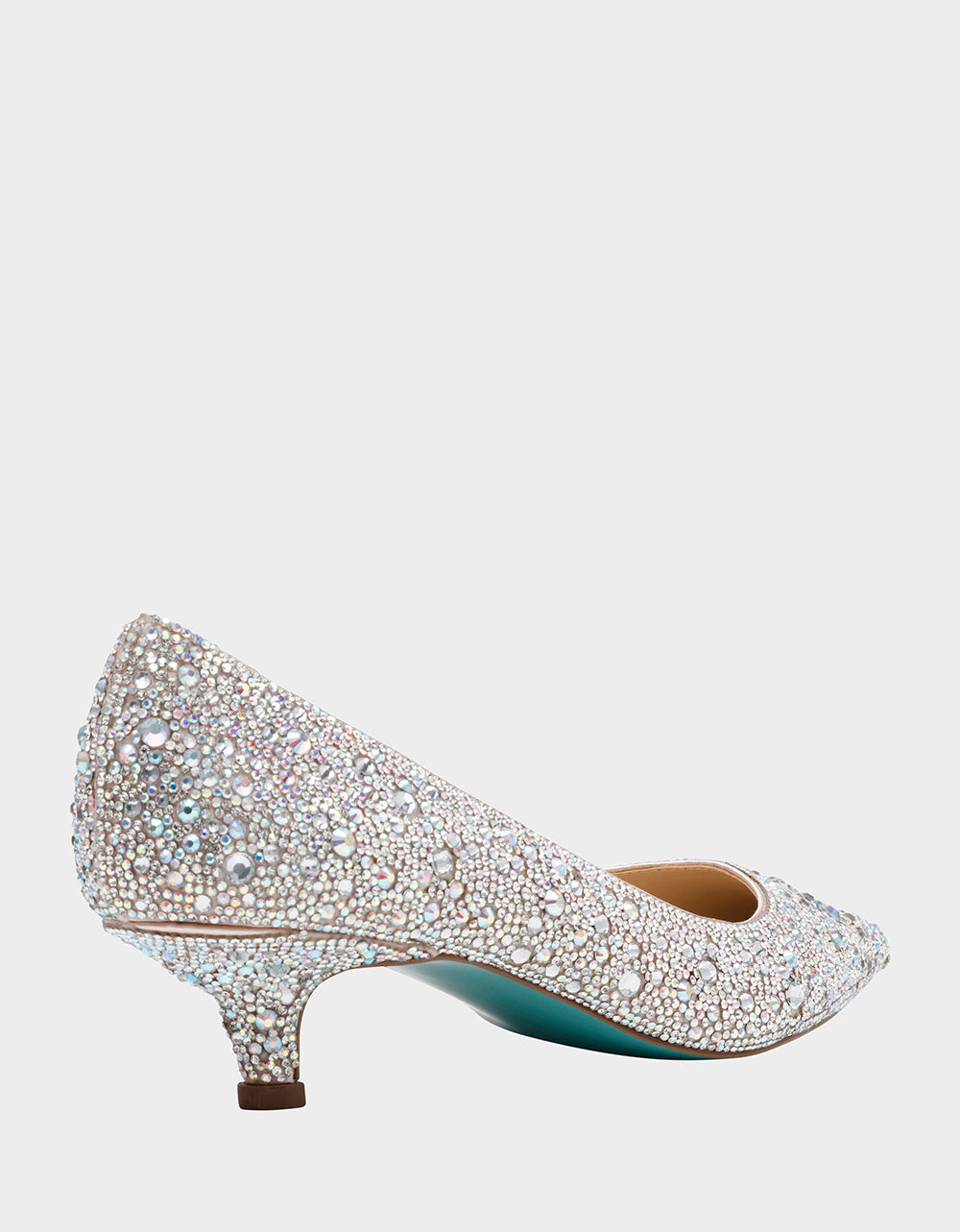 SCOUT RHINESTONE Bridal Kitten Heel | Betsey Johnson Discount