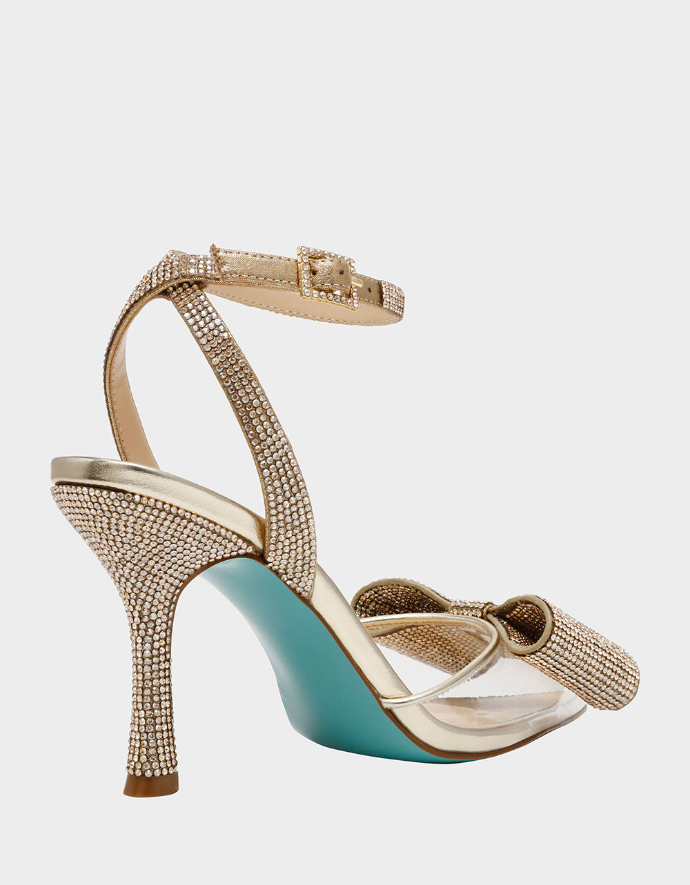 HART LIGHT GOLD Bow Heels | Betsey Johnson New
