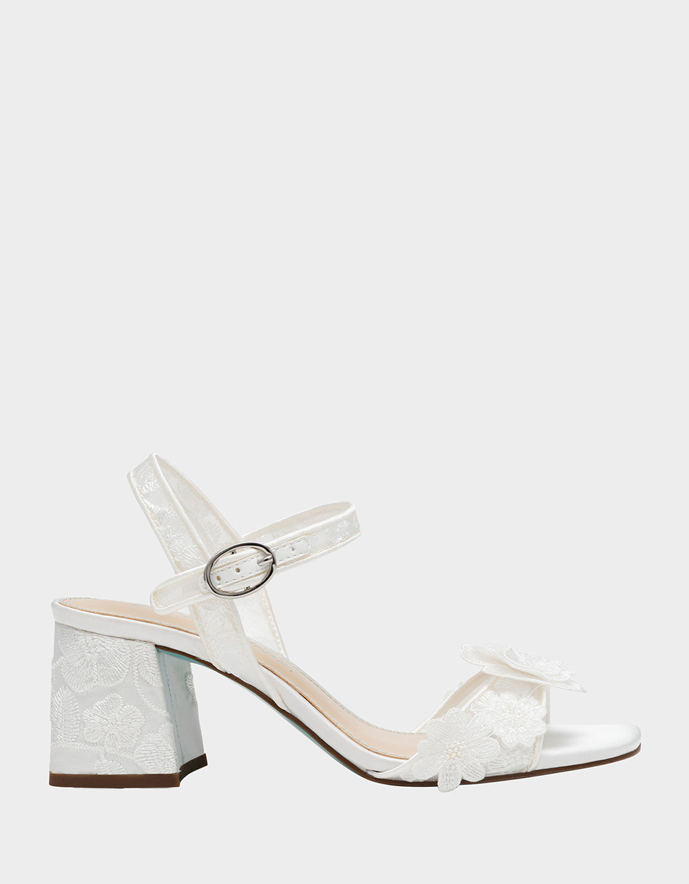 BLARE IVORY Square-Toe Block Heel | Betsey Johnson Everyday