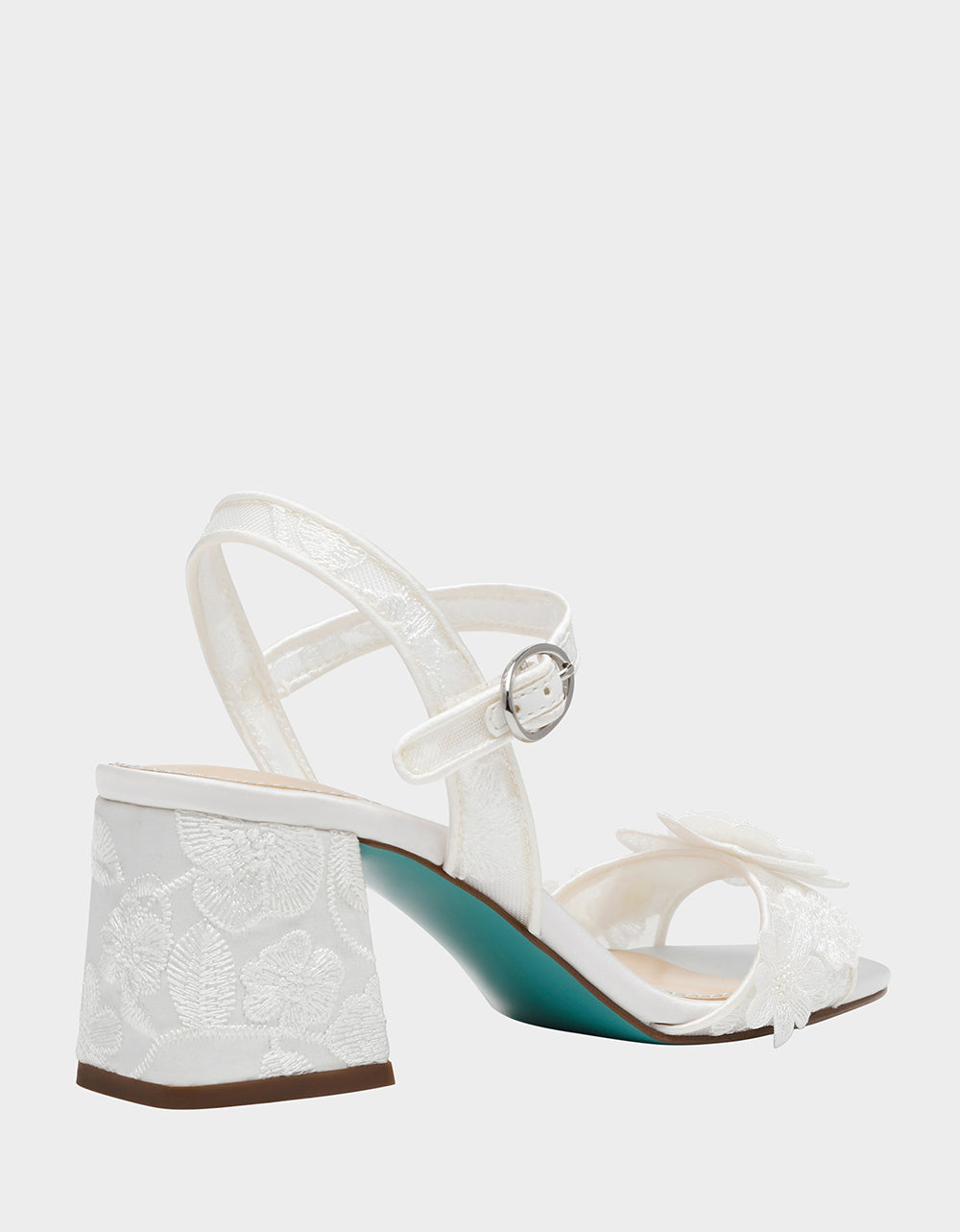 BLARE IVORY Square-Toe Block Heel | Betsey Johnson Everyday