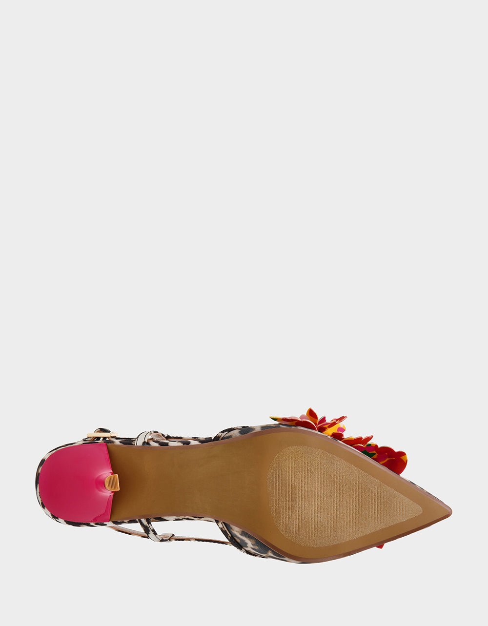 BAYLEE LEOPARD MULTI Women's Leopard Floral Slingback Kitten Heel | Betsey Johnson Hot Sale