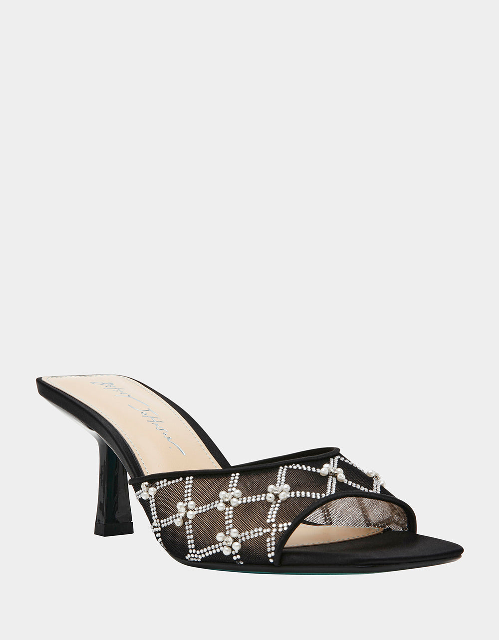 EMM BLACK Slip-On Mule | Betsey Johnson Top Pick