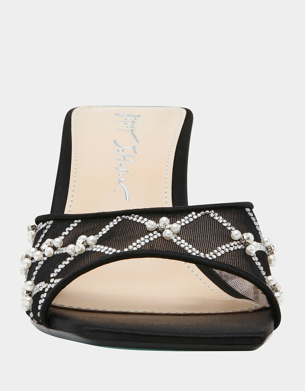 EMM BLACK Slip-On Mule | Betsey Johnson Top Pick