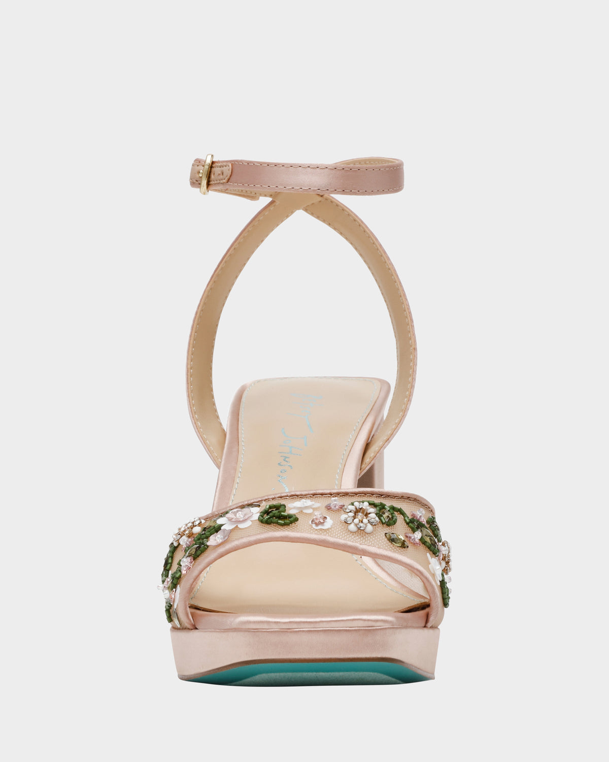 KIRRA NUDE Platform Strappy Square-Toe Block Heel | Betsey Johnson Customer Favorite