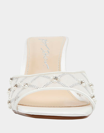 EMM IVORY Slip-On Mule Sandal | Betsey Johnson Hot Sale