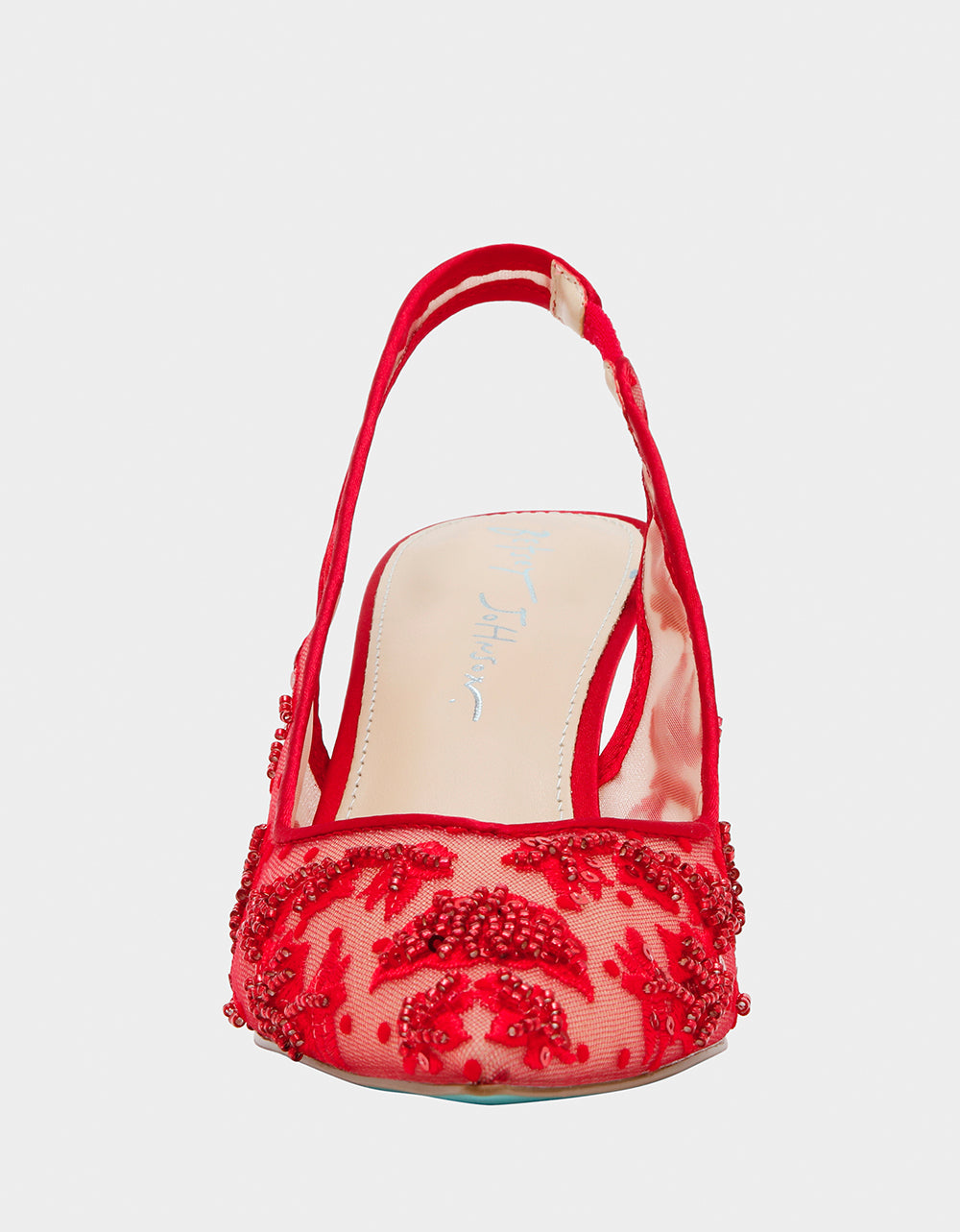 NIKKI RED Pointed Toe Slingback Heel | Betsey Johnson Best Price