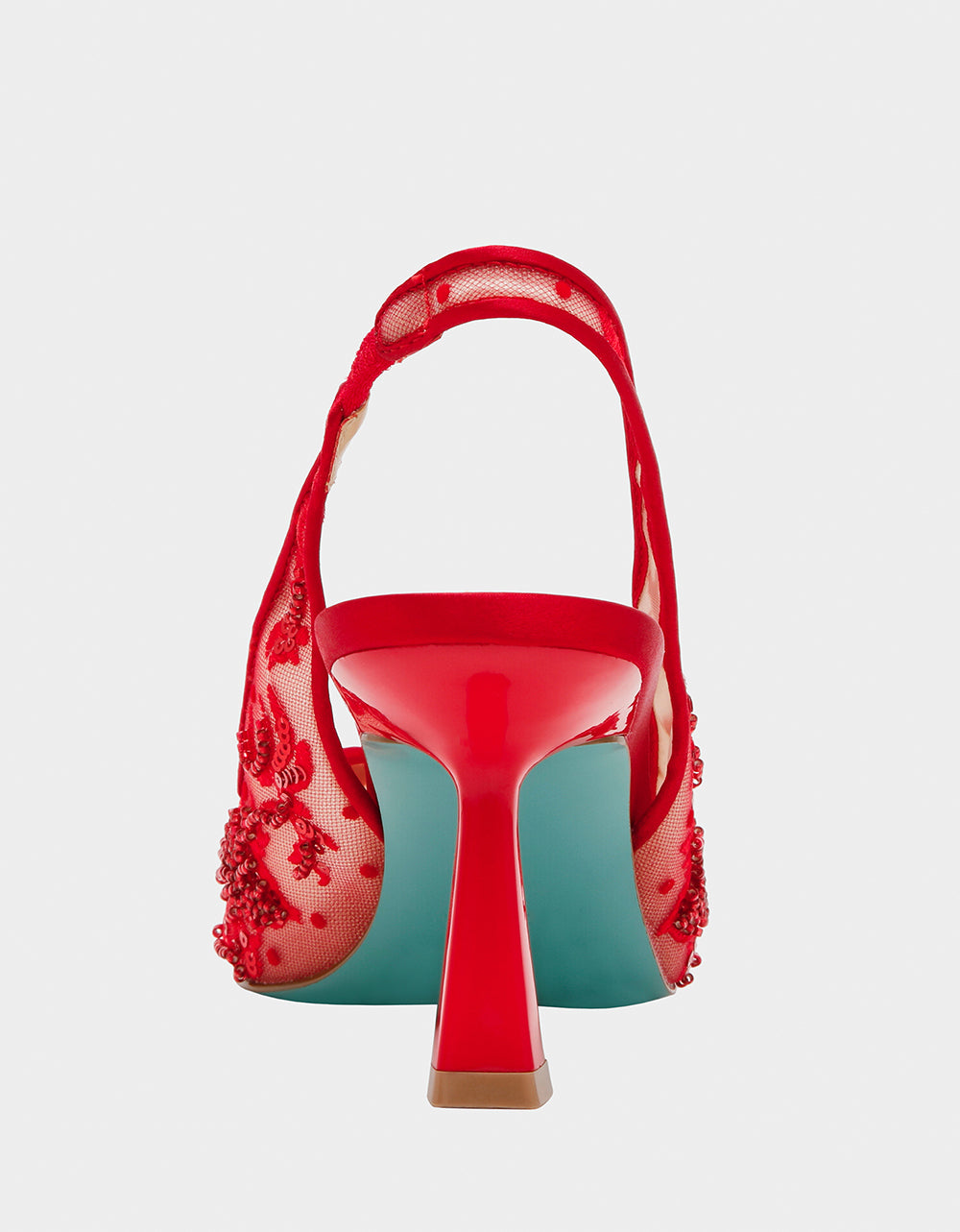 NIKKI RED Pointed Toe Slingback Heel | Betsey Johnson Best Price