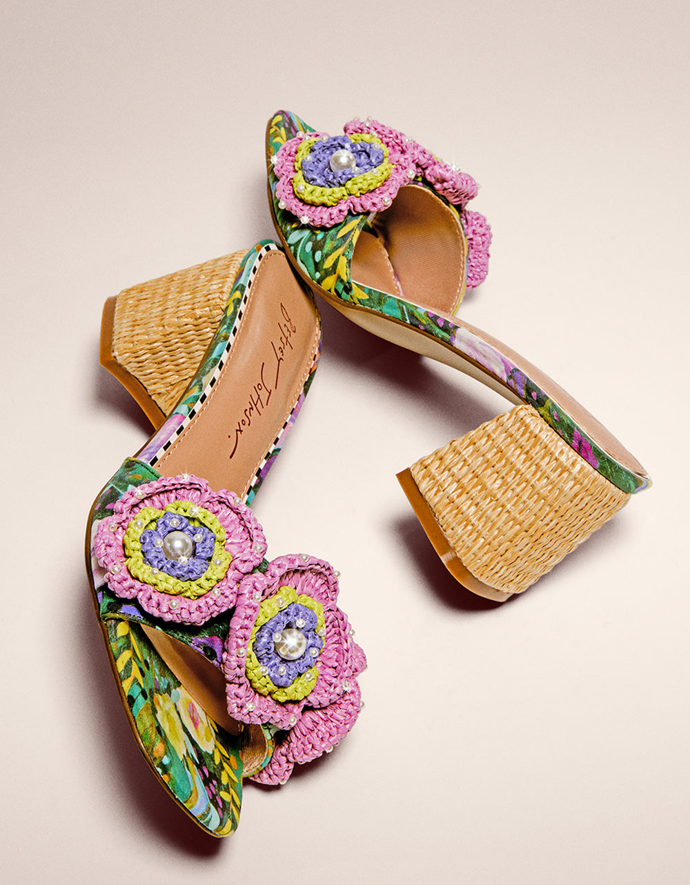 DIETRICH BRIGHT MULTI Square-Toe Mule Heel | Betsey Johnson Best Price