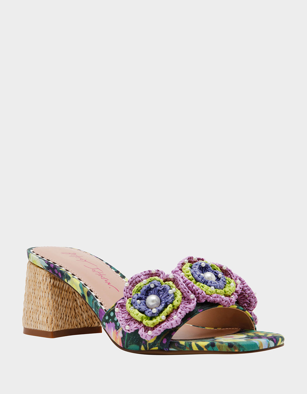 DIETRICH BRIGHT MULTI Square-Toe Mule Heel | Betsey Johnson Best Price