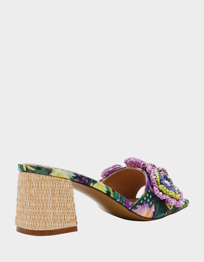DIETRICH BRIGHT MULTI Square-Toe Mule Heel | Betsey Johnson Best Price