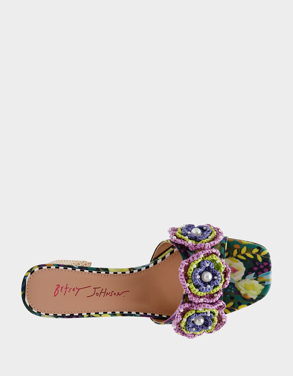 DIETRICH BRIGHT MULTI Square-Toe Mule Heel | Betsey Johnson Best Price