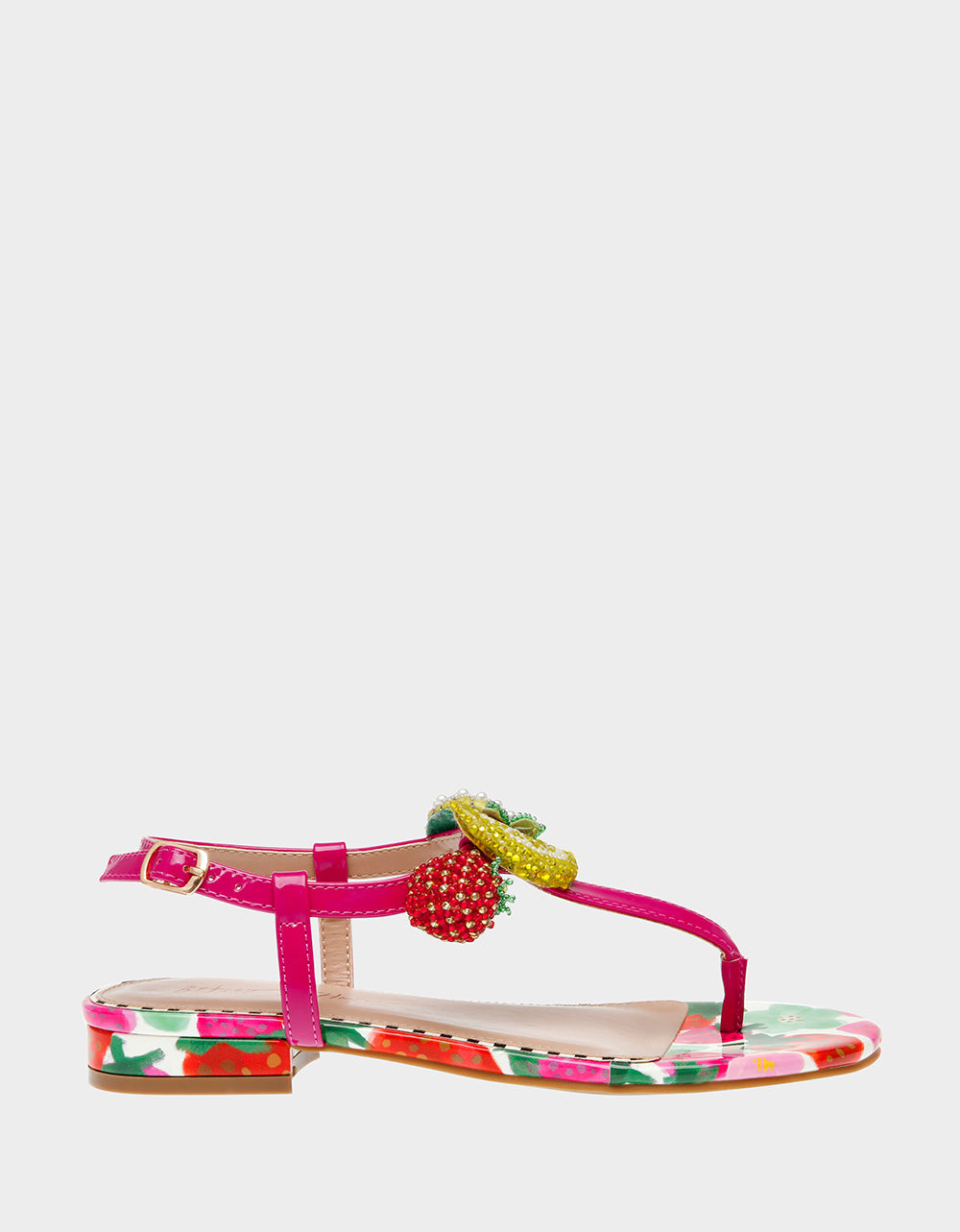 ANISTON BERRY MULTI Flat Sandal | Betsey Johnson Sale