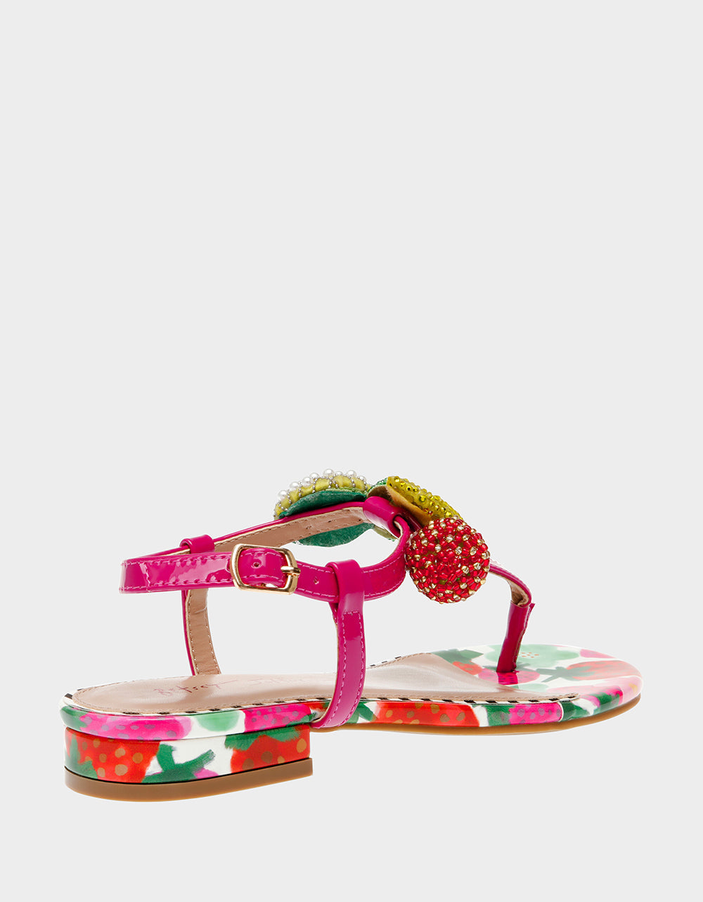 ANISTON BERRY MULTI Flat Sandal | Betsey Johnson Sale