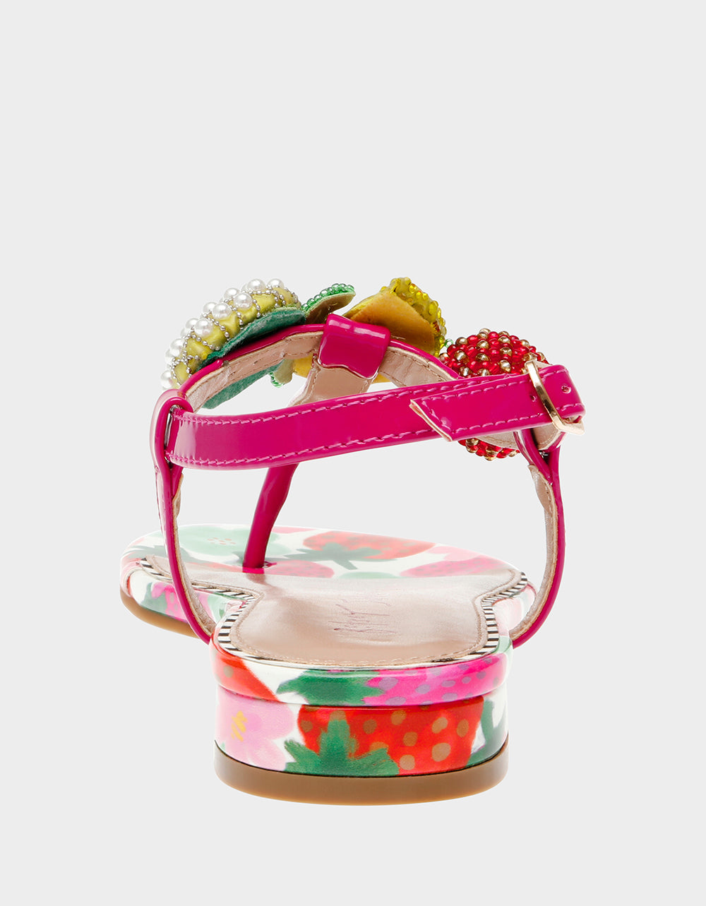 ANISTON BERRY MULTI Flat Sandal | Betsey Johnson Sale