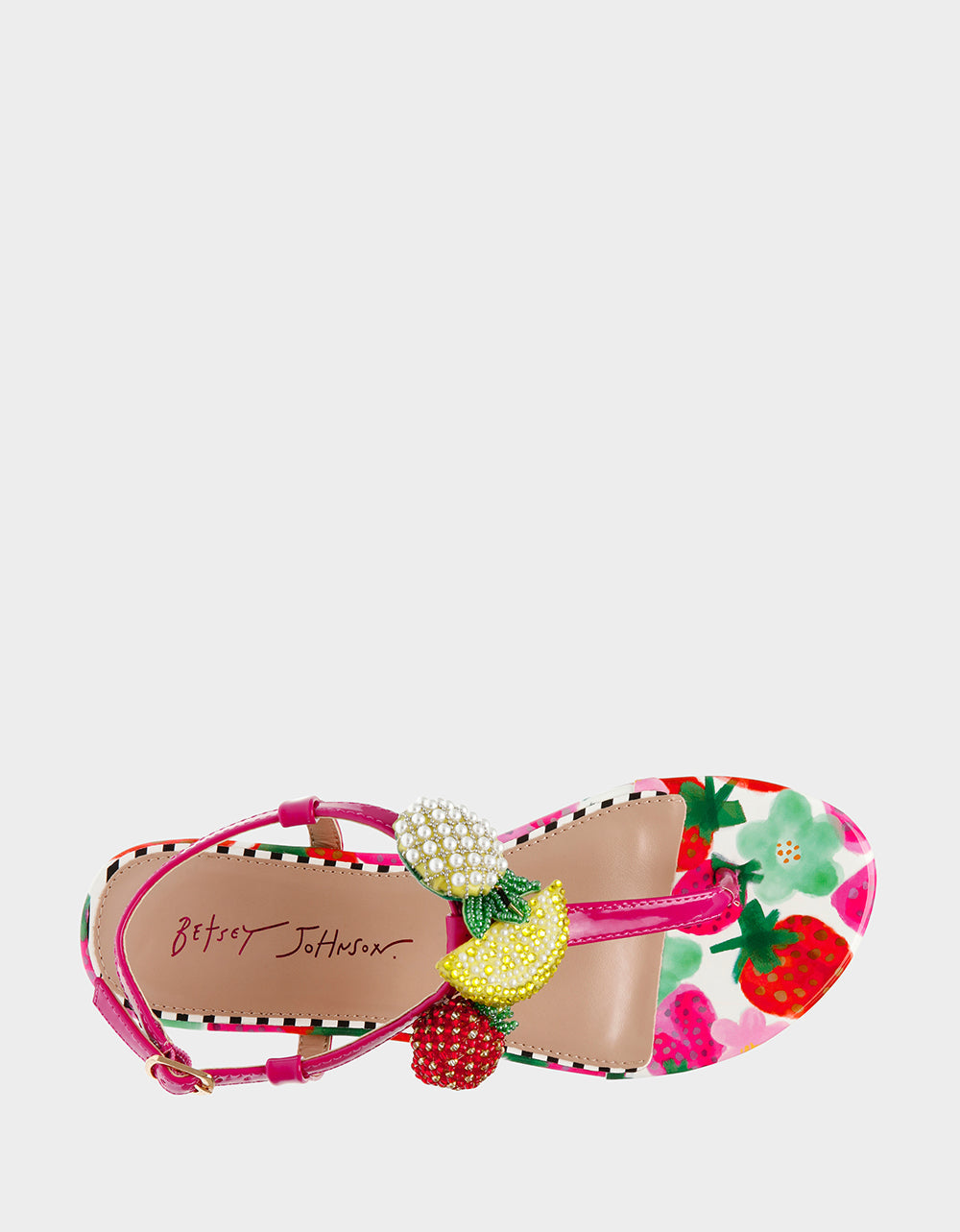 ANISTON BERRY MULTI Flat Sandal | Betsey Johnson Sale