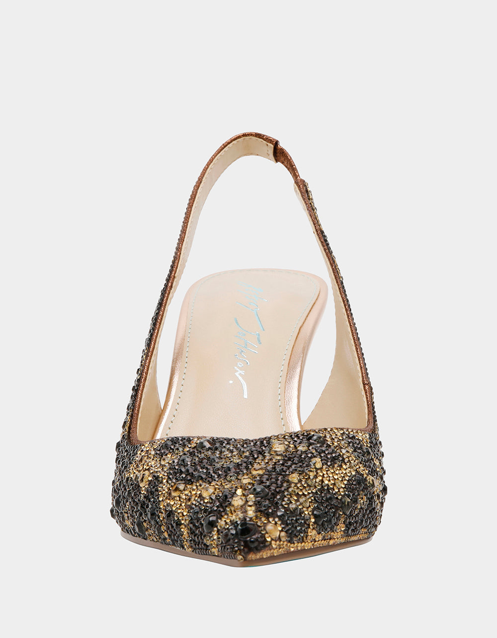 CLARK LEOPARD Slingback Women's Kitten Heel | Betsey Johnson Special Offer