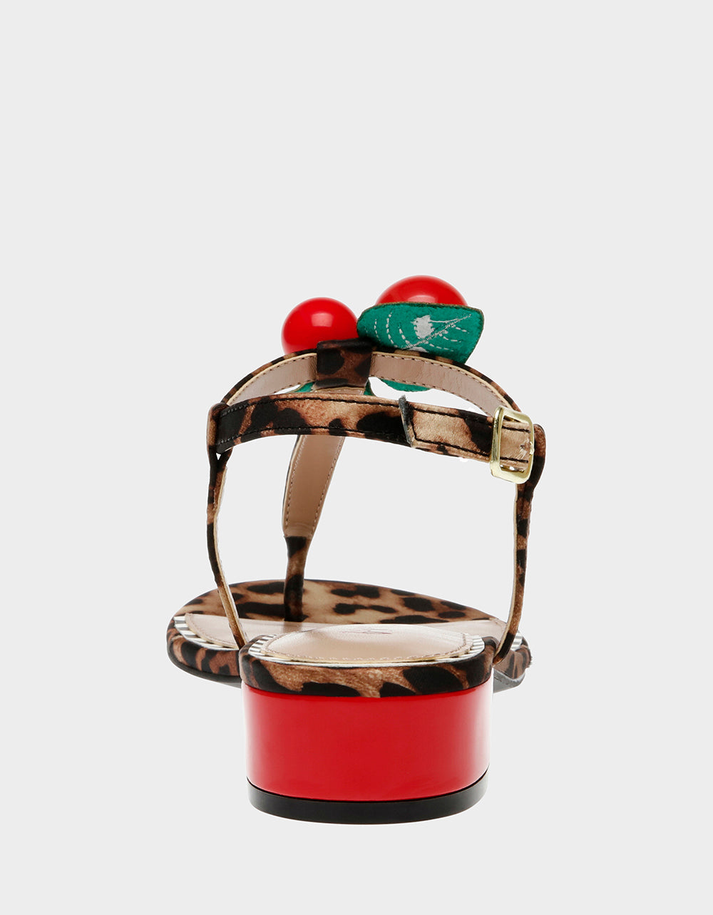 ASBURY LEOPARD Cherry Sandal | Betsey Johnson Premium