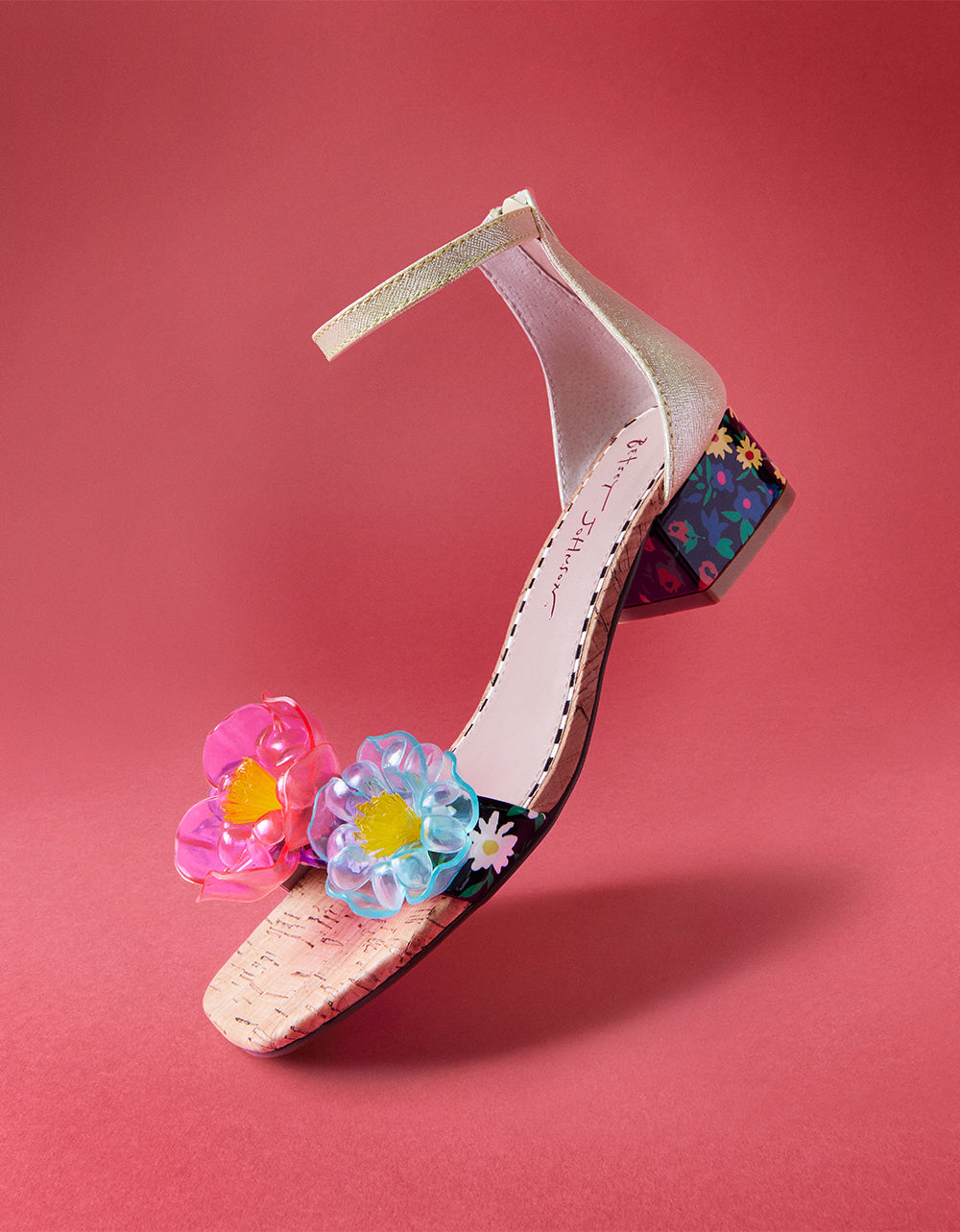 OAKLEE GREEN MULTI Floral Sandal | Betsey Johnson Popular
