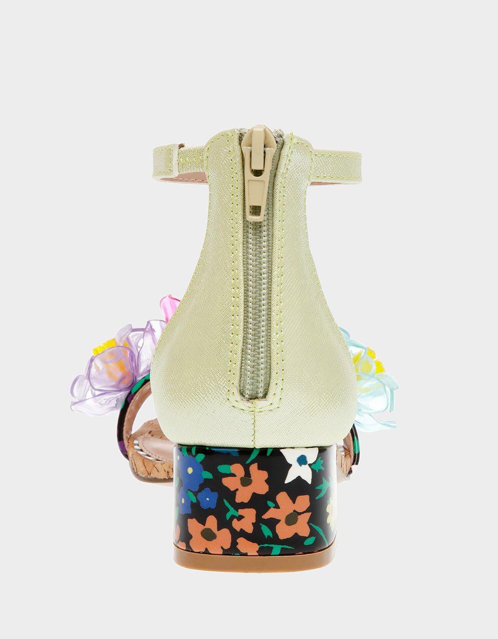 OAKLEE GREEN MULTI Floral Sandal | Betsey Johnson Popular
