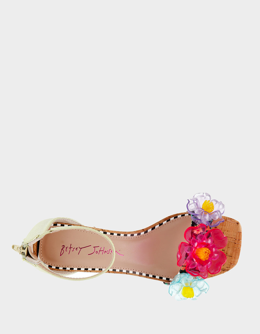 OAKLEE GREEN MULTI Floral Sandal | Betsey Johnson Popular