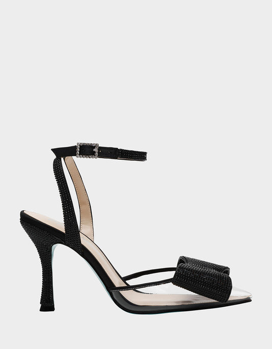 HART BLACK Bow Heels | Betsey Johnson Best Price
