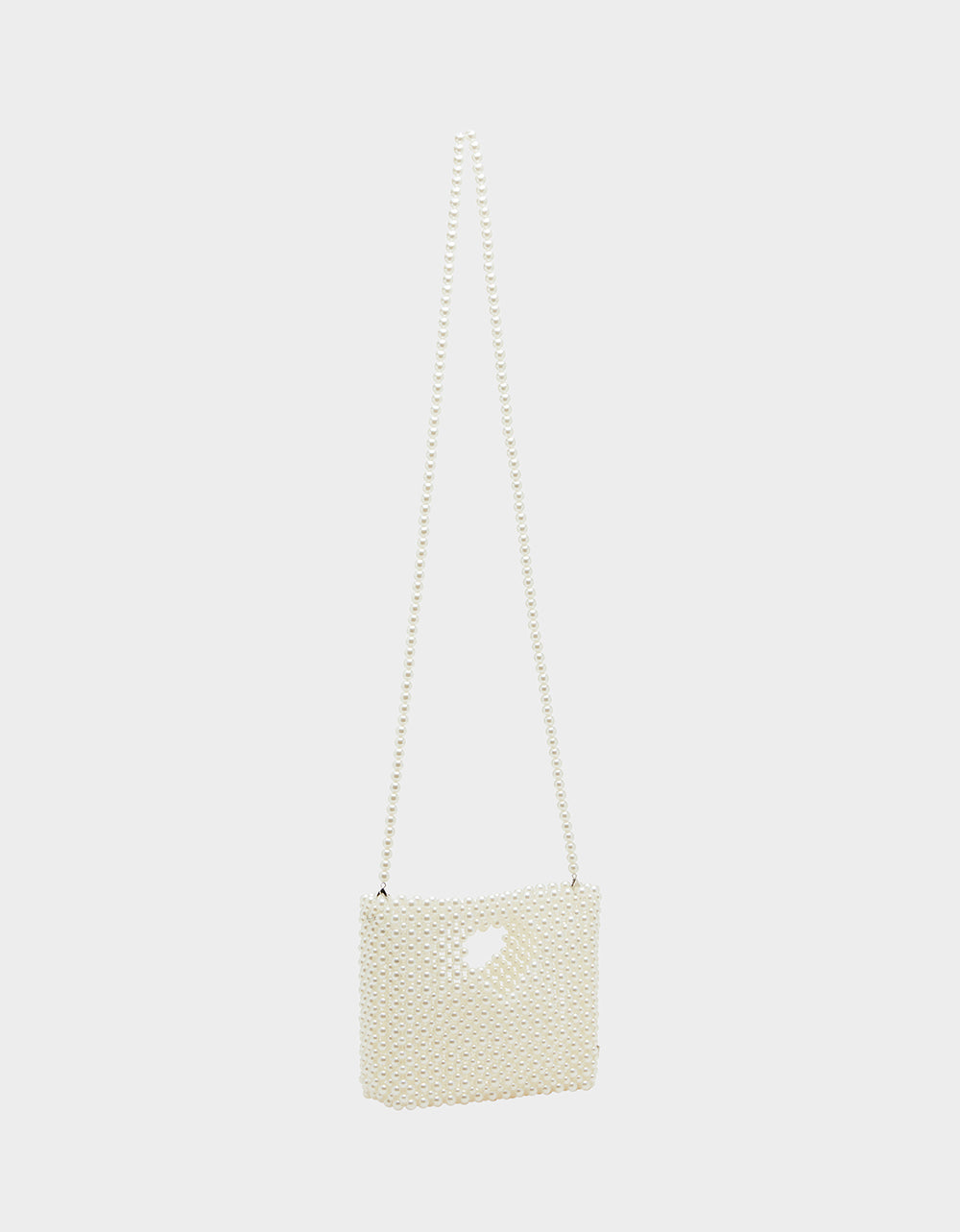 GOSSIP PEARL TOP HANDLE CROSSBODY PEARL | Betsey Johnson Exclusive